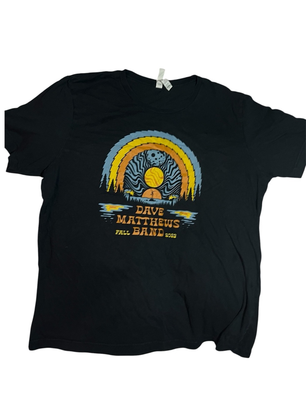 Dave Matthews Band Black Graphic Short Sleeve Tee - Fall 2023